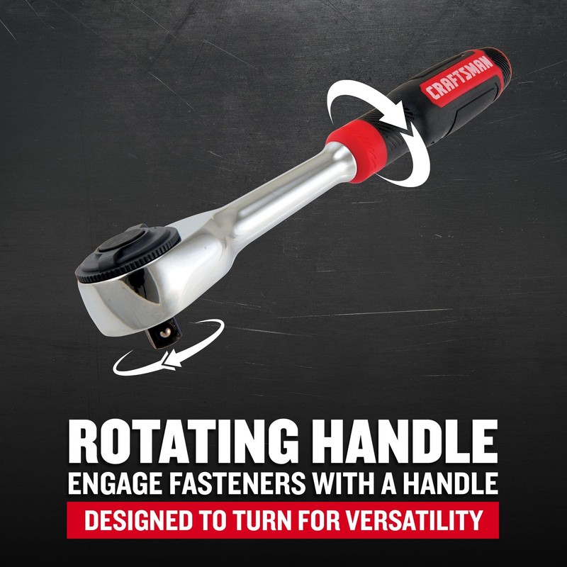 CRAFTSMAN Ratchet, Rotator, 3/8 Inch Drive (CMMT86000)