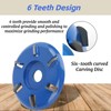 Wood Carving Disc, 6 Teeth Angle Grinder Accessories, Woodworking Milling