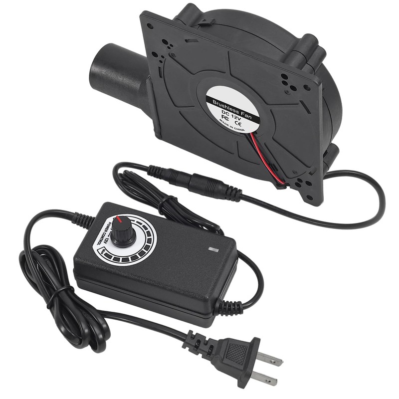 120mm 12V BBQ Blower Fan ,120mm x 32mm Dual Ball