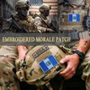 EmWoot 2PCS Guatemala Flag Patch Embroidered Morale Patch Military Tactical