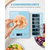 Digital Kitchen Scales, 10 kg, Glass, Electronic Household Scales for