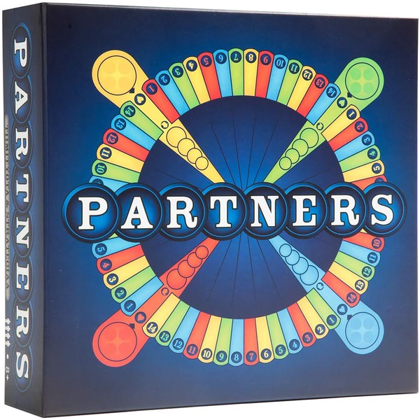 PARTNERS Board Game | 1st USA Edition | A 4 Player Strategy Board Game Played in Teams of 2 | Perfect for Game Night with Family, Friends, Adults, Teens, All Ages