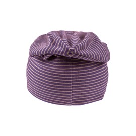 Sterntaler Girls' Beanie Stripes without, purple