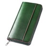 Matakul LONG WALLET,Leather Wallet, Long Zippered Pouch Wallet for Men,