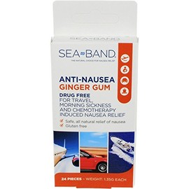 Anti Nausea Ginger Chewing Gum - 24 Each