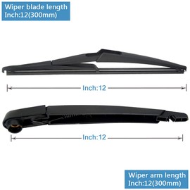 Rear Windshield Wiper Blade Arm Set Replacement For Nissan Rogue 2014-2018/2013-2018 Nissan Pathfinder, Rear Wiper Blade Arm-Factory OEM Style OE#287803JA0A