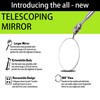 VortecSys Telescoping Magnetic Pickup Tool Set, 4Pcs Round and Square
