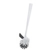 Bath Bliss Self Closing Lid Toilet Brush with Rim Scrubber