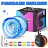 Responsive Yoyo for Kids K2 Crystal Blue, Trick Yoyo Professional