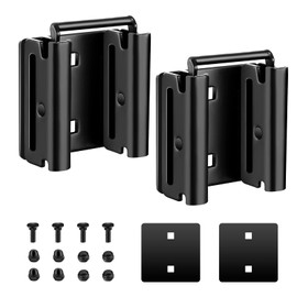 2 Pack E-Track Connector| E-Track Double Fittings for E Track Accessories for Enclosed|E-Track Tie-Down System for Secure Motorcycles, Cargo Loads, Bikes in Trailers, Pickups, Vans, Trucks