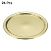 uxcell 24pcs Mason Jar Canning Lids Wide Mouth, 83mm Metal