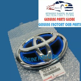TOYOTA HYBRID CAMRY PRIUS HIGHLANDER GENUINE RADIATOR GRILLE EMBLEM 75310-47010