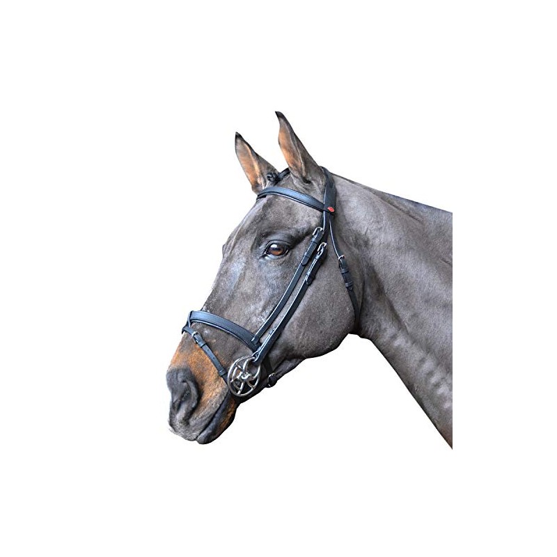 John Whitaker Ready To Ride Snaffle Bridle Black Cob