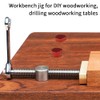 mizikuu Pack of 2 Table Workbench Clamp, Woodworking Auxiliary Tool,