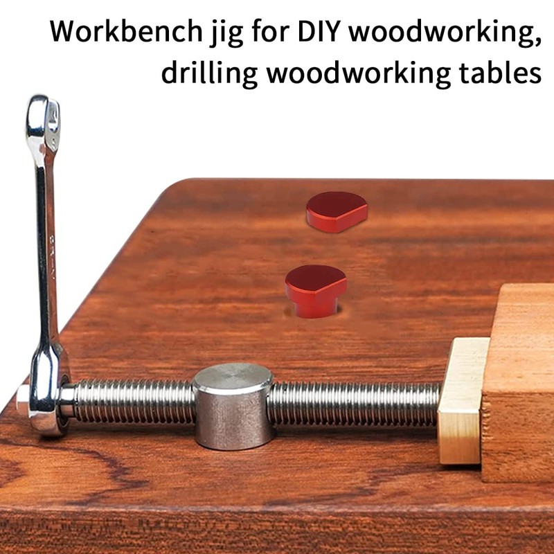 mizikuu Pack of 2 Table Workbench Clamp, Woodworking Auxiliary Tool,
