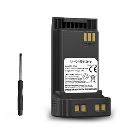 BAOFENG UV-32 Radio Battery 2500mAh Li-ion Battery for UV-32 Walkie Talkie 16.28Wh BC-32UV for Two Way Radio DC7.4V with Screwdriver