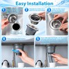 Hibbent 3 In 1 Kitchen Sink Drain Strainer and Stopper