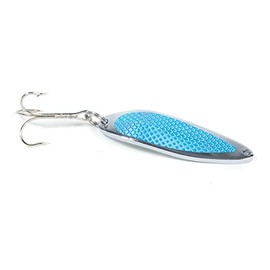 Sea Strike SES100-BLU Nickel Prism Casting Spoon, 1 oz, 3 3/8", Blue
