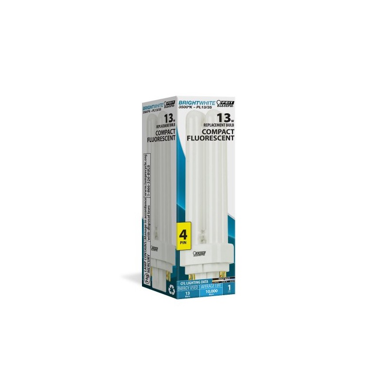 Feit Electric PLD13E/35 13-Watt Fluorescent PL Bulb