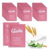 Gisdo 100 Pcs Fragrance Free, Plant Based Wet Wipes, Aloe