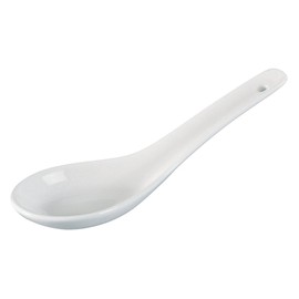 Yanco PS-005 Soup Spoon, 5.5" Length, Porcelain, Bone White, Pack of 72