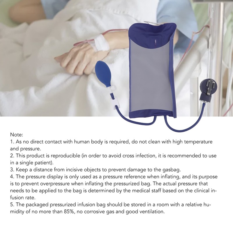 Pressure Infusion Cuff Reusable Infuser for Transfusion Emergency Surgery Salvage