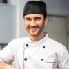 Beavorty Chef Hat Cooking Hats 3Pcs Elastic Back Skull Cap