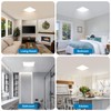 DELIPOP 12 inch Dimmable LED Flush Mount Ceiling Light Fixture