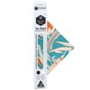 Honeybee Beeswax Wrap Roll (28cm x 100cm), Blue Leaf
