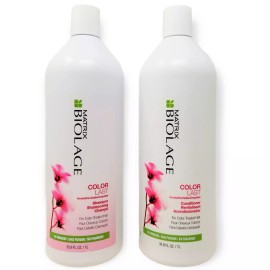 Biolage Matrix Biolage COLORLAST ORCHID Shampoo AND Conditioner Balm Liter Duo 33.8 oz