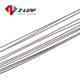 Z-LEAP 0.5 mm Superfine Diamond Wire Saw Blade for Cutting Jade Metal Marble Granite Concrete Wood Glass DIY Tool - 5 Meters/Lot