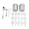 Coffee Decorating Stencils Coffee Carving Pen Set Stainless Steel Portable