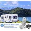 Sissinda Cam Lock RV Storage Locks Keyed Alike,1-1/8" Fits on