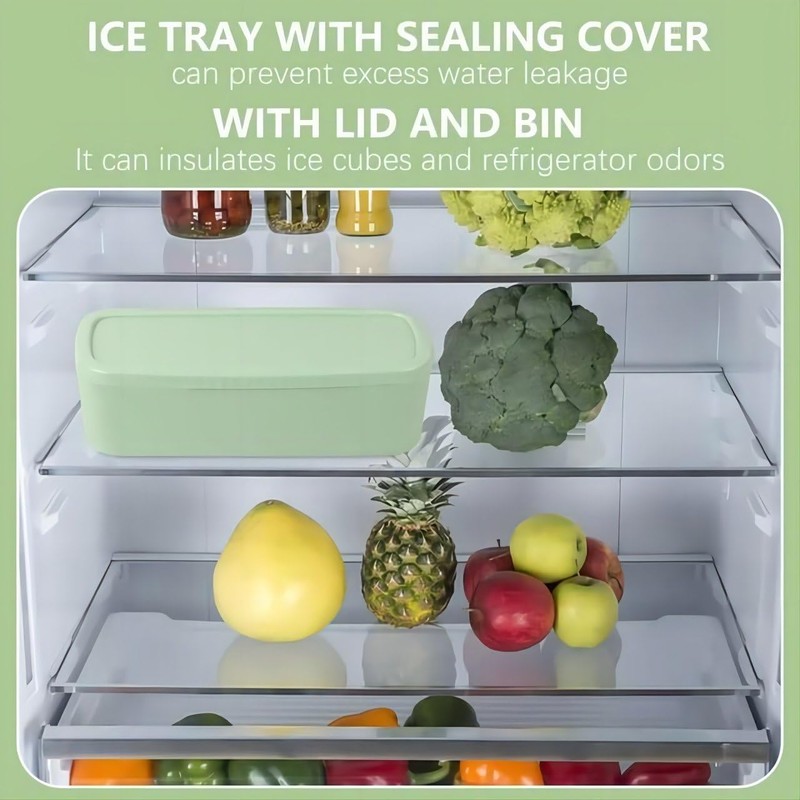 Cup Ice Cube Tray Accessories, Ice Cube Tray with Lid