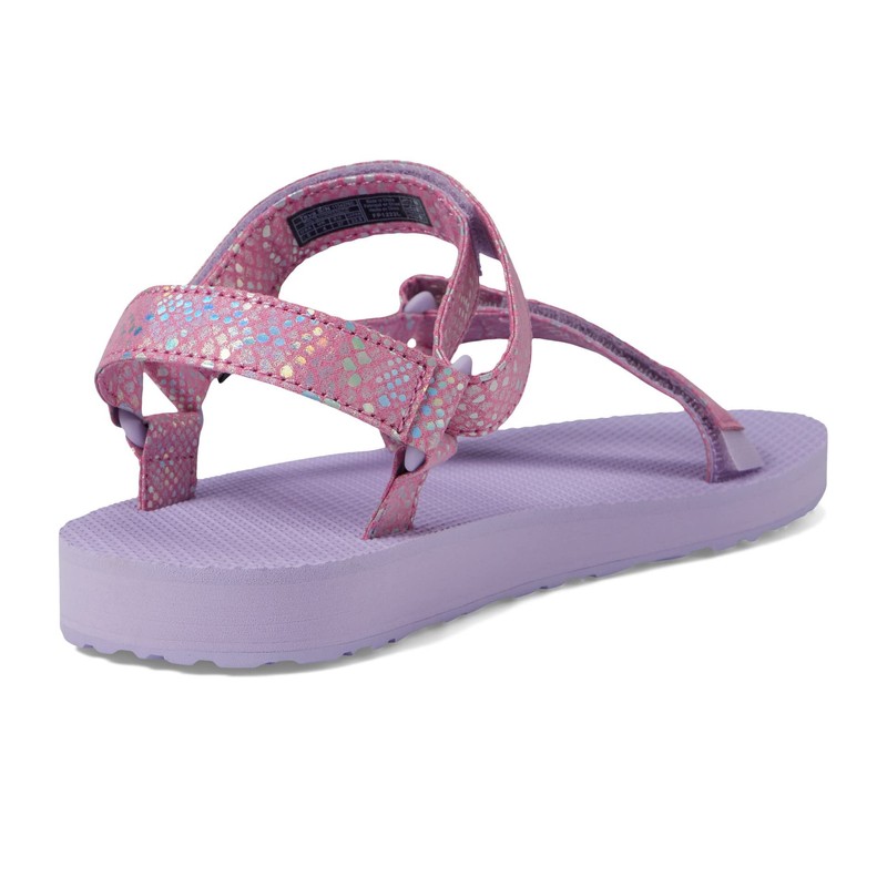 Teva Girls Original Universal Sparklie Sandal, Pastel Lilac, 3 Little