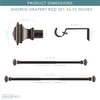 Curtain Rod, Quick Easy Installation, No Tools Option, 1" Diameter,