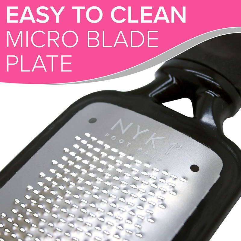 NYK1 pedicure foot rasp file, mega file, professional (black), the