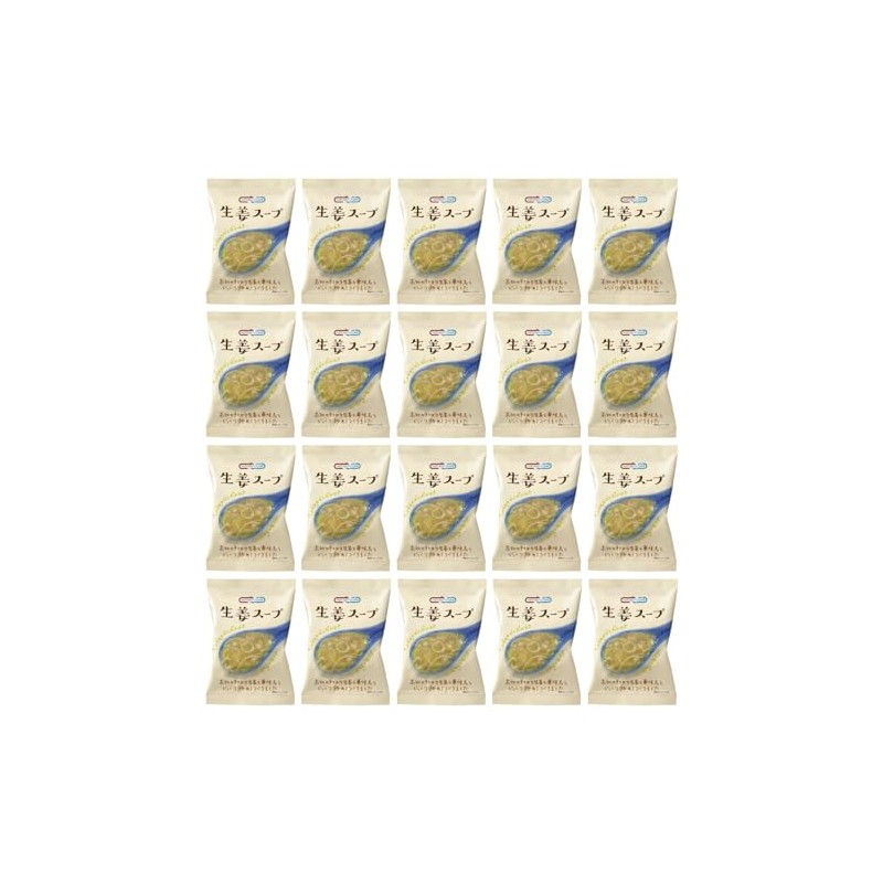 Cosmos Foods Freeze Dried Ginger Soup, Set of 20, Includes