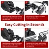 Sharp-tec 3-35mm Pipe Cutter, Adjustable Tube Cutter with Aluminum Alloy