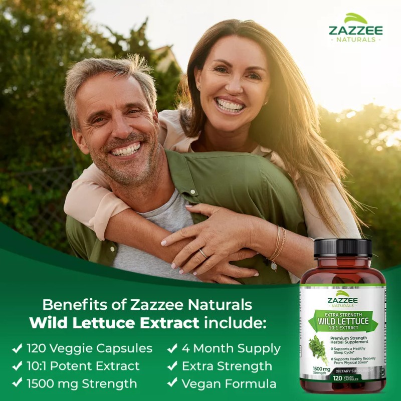 Extra Strength Wild Lettuce 10:1 Extract – 1500 mg Potency