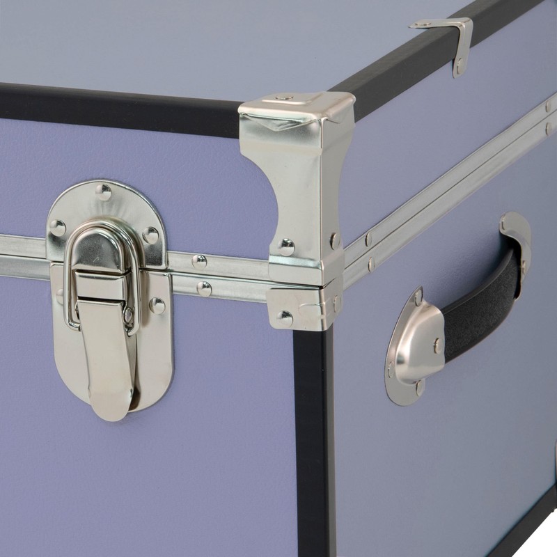 Seward Explorer Trunk with Wheels & Lock, Lilac, 30-Inch