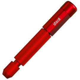 stedi Manual Pin Vice Hand Drill, Model Hobby Making Tool, Super Precision Double Bearing Hand Drill for Gundam Miniature Military Models, 3D Resin Parts, Red