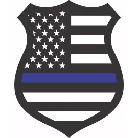 BLUE LIVES MATTER BADGE STICKER POLICE DECAL WINDOW BUMPER