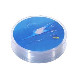 100 Meters Invisible Fishing Line, 0.3mm Transparent Nylon Monofilament Fishing Line, Strong Fishing Wire for Fishing, Hanging, Crafts