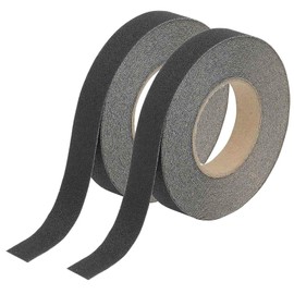 Wideskall 16' Feet x 1" inch High Traction Strong Grip Adhesive Anti Slip Safety Tape - 2 Rolls