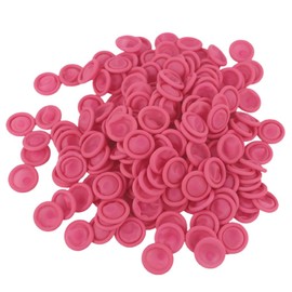 Geestone Latex Finger Covers Disposable Finger cots for Worker Protection Rubber Finger Tips Sleeves Workshop Finger Condoms for cuts Nitrile Finger tip (Pink, 200pcs)