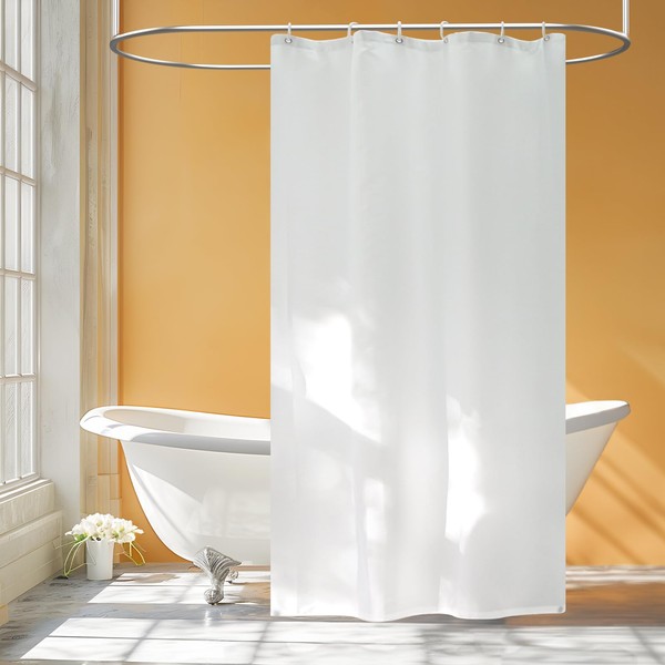 Seenus 36 x 72 inch Waterproof Fabric Shower Curtain Liner