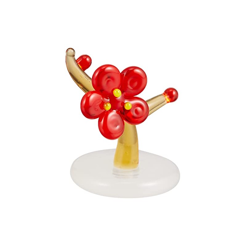 Cute Handmade Glasswork Plum Stand Red CYK395