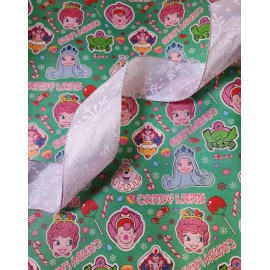 Viacom Candy land  Gift Wrap Set, Paper And Ribbon, see description