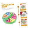 ORFOFE 10Pcs Rotatable Game Wheel Fun Party Prop for Raffles